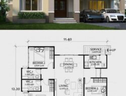 House Design 3 Bedroom Modern Bungalow With Floor Plan